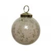 Pallina in vetro da appendere 10 cm oro.