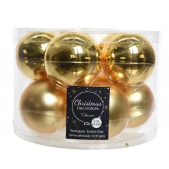 Palline di Natale in Vetro Diam 6 cm Set di 10