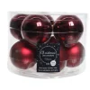 Palline di Natale in Vetro Diam 6 cm Set di 10