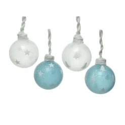 Palline in vetro da appendere dim 8 cm Pezzo Singolo