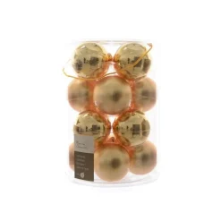 Palline in Vetro Dim. 8 cm 16 Pezzi