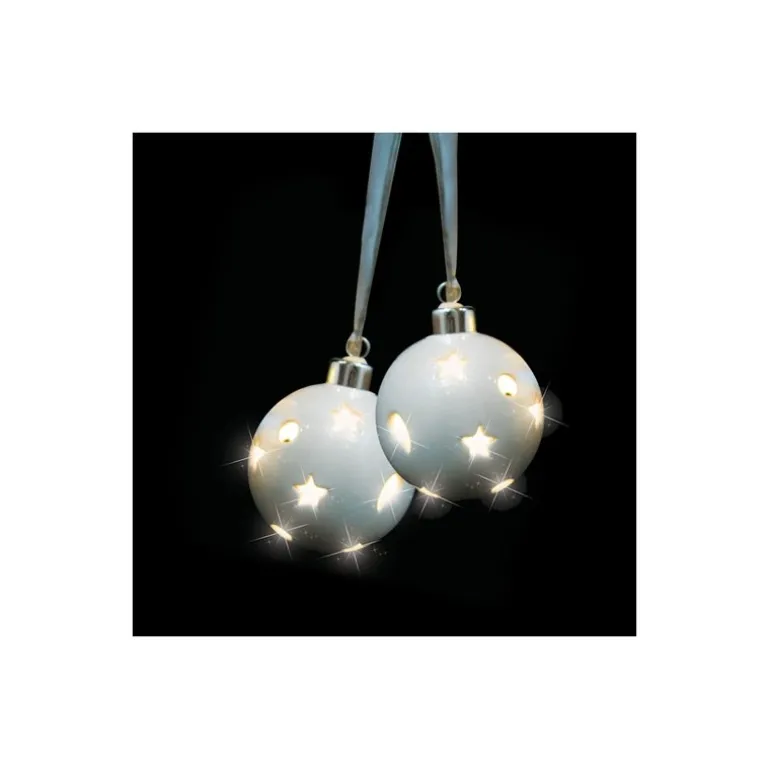 Palline Luminose A Batteria In Ceramica