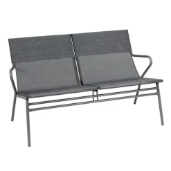 Panca Bassa imbottita VENCE LaFuma LFM5287 Obsidian/Titane