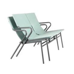 Panca Bassa imbottita VENCE LaFuma LFM5287 Mistral/Titane