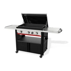 Piastra Weber a Gas Slate GPD 76 cm Premium Black Cod. 1500246