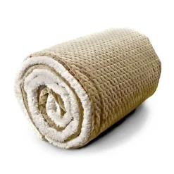 Plaid Throw Nora 150 x 200 cm Colore Honey