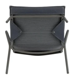 Poltrona Bassa imbottita VENCE LaFuma LFM5347 Dark Grey/Titane