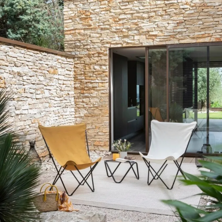 Poltrona pieghevole MAXI POP UP LaFuma LFM5358 Ecru/noir