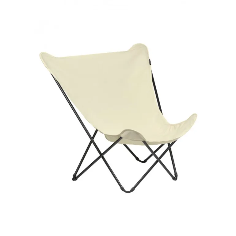 Poltrona Pieghevole POP UP XL LaFuma LFM2777 Ecru/Black mat