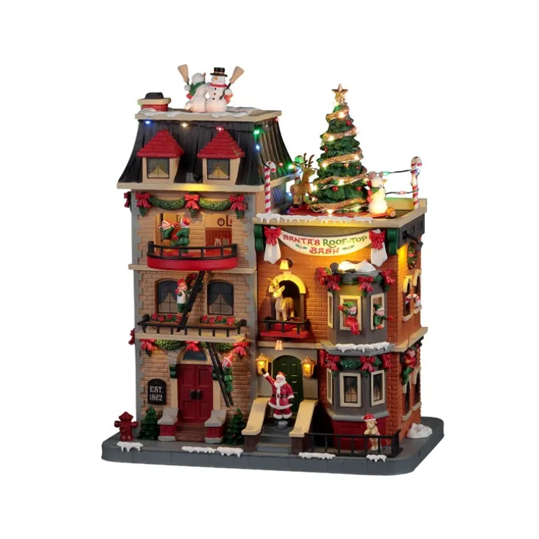 Santa'S Rooftop Bash con Alimentatore 4.5V Cod. 25861