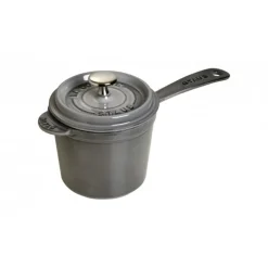 Sauce Pan Rotonda 18 cm Grigio Graphite in Ghisa