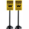 Scary Road Signs Set Of 2 Cod. 04712