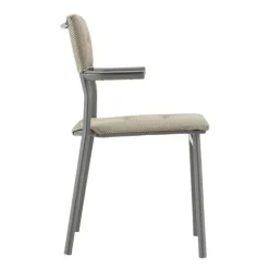 Sedia Impilabile con Braccioli ORON LaFuma LFM5273 Moka