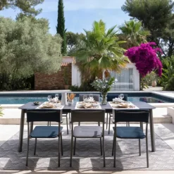 Sedia Impilabile con Braccioli ORON LaFuma LFM5273 Silver