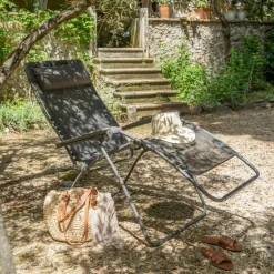 Sedia Poltrona Reclinabile Sdraio RSXA CLIP XL LaFuma LFM2057 Graphite