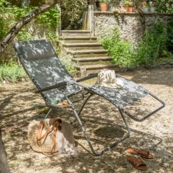 Sedia Poltrona Reclinabile Sdraio RSXA CLIP XL LaFuma LFM2057 Terre