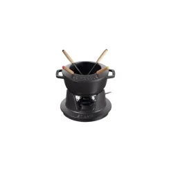 Set Fonduta Gourmet 16 cm Nero in Ghisa