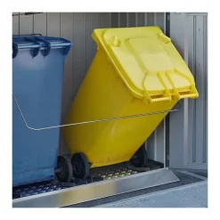 Set Pavimento in Alluminio per Copribidoni Alex Duo in Metallo Biohort