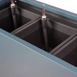 Sistema di Irrigazione Automatica per Fioriera in Metallo Herstera 100x50x50 cm