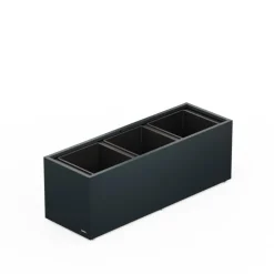 Sistema di Irrigazione Automatica per Fioriera in Metallo Herstera 150x50x50 cm