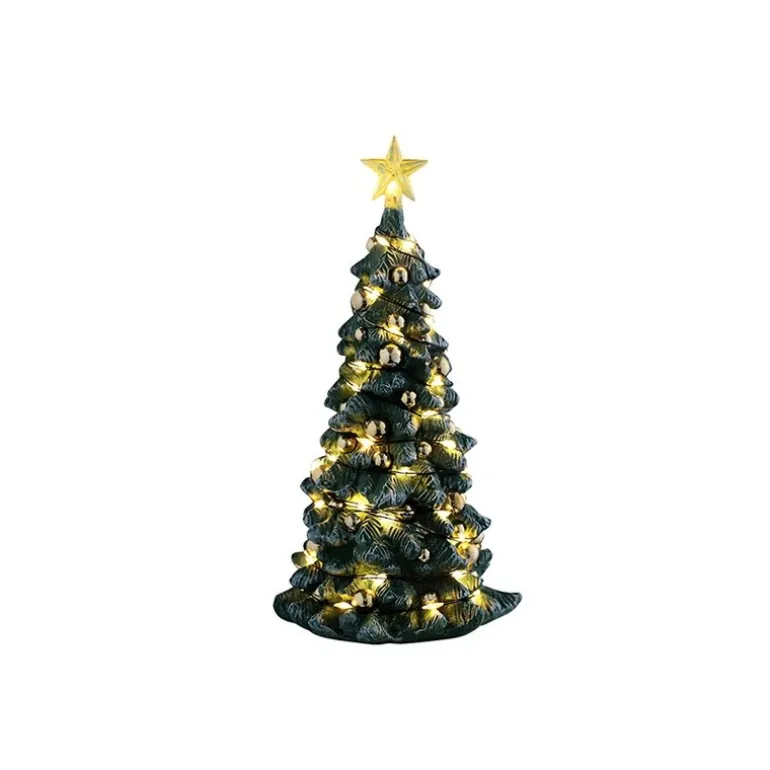 Snowy Christmas Tree Clear Light B/O 4.5V Cod. 54526