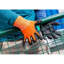 Stocker Guanti da Lavoro Ultra Fini in nitrile 8/SArancione