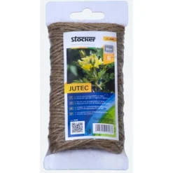 Stocker Jutec filo di iuta biodegradabile 50 m naturale