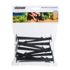 Stocker Picchetti di fissaggio in plastica 15 cm 10 pz/conf