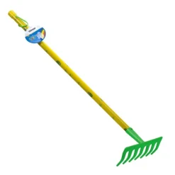 Stocker Rastrello 78 cm 7 denti colore verde KIDS GARDEN