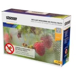 Stocker Rete anti moscerino dei piccoli frutti 4 x 5 m