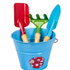 Stocker Set attrezzi e secchiello azzurro KIDS GARDEN