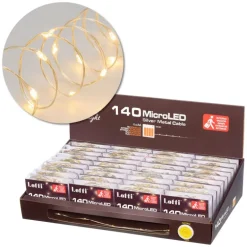 String light 14m, 140 MicroLEDs BIANCO CALDO