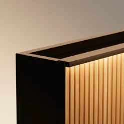 Supporto Magnetico Herstera per Luci colore Antracite per Fioriere DECO 50x7x3cm