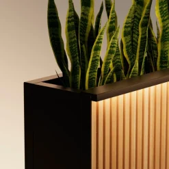 Supporto Magnetico Herstera per Luci colore Antracite per Fioriere DECO 150x7x3cm