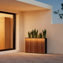 Supporto Magnetico Herstera per Luci colore Antracite per Fioriere DECO 120x7x3cm