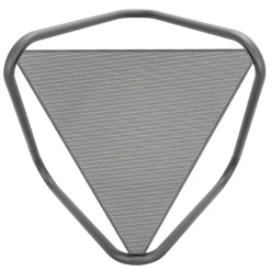 Tavolino VOGUE TRAFORATO 57 x 57 cm LaFuma LFM5053 Titane