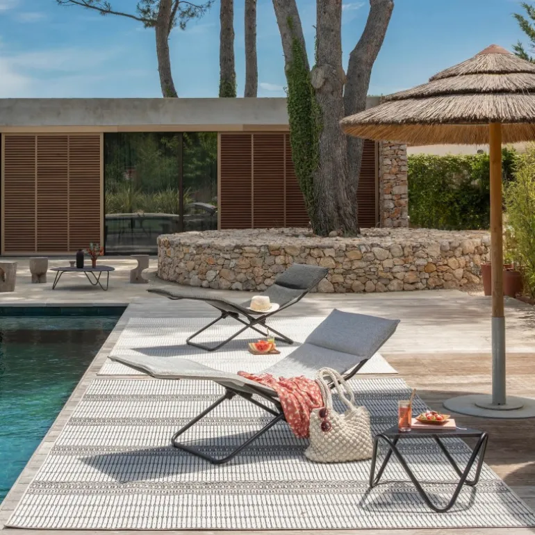 Tavolo Basso COCOON ALLURE 96 x 102 cm LaFuma LFM2717 Fusain