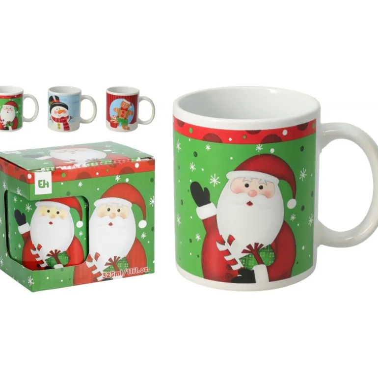 Tazza di Natale in Ceramica 325 ml. Pezzo Singolo