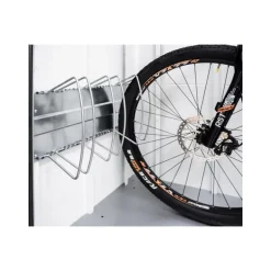 Telaio Porta Bici Bike Holder per Casetta in Metallo Biohort