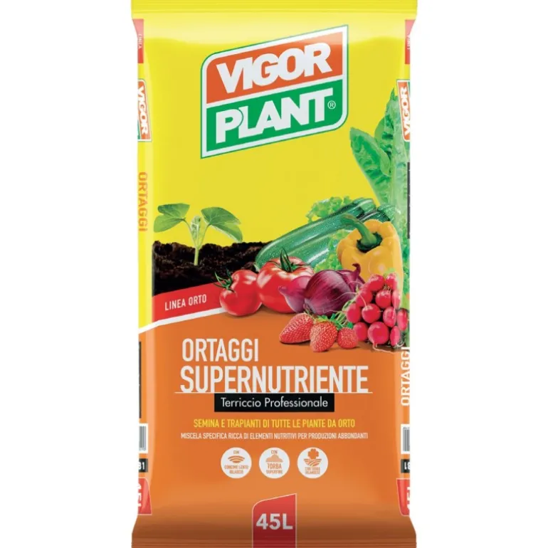 Terriccio Ortaggi Supernutriente 45 litri Vigorplant