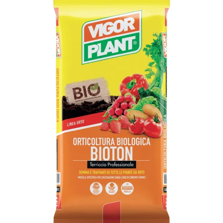 Terriccio Orticultura Biologica Bioton 25 litri Vigorplant