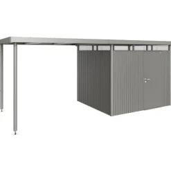 Tettoia Laterale L per Casetta in Metallo HIGHLINE Biohort