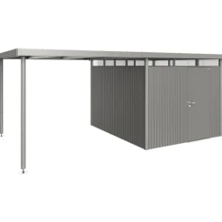 Tettoia Laterale L per Casetta in Metallo HIGHLINE Biohort