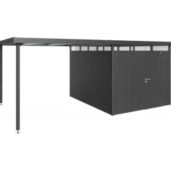 Tettoia Laterale L per Casetta in Metallo HIGHLINE Biohort