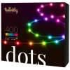 Twinkly DOTS Striscia 20 m 400 Led RGB BT + WiFi Cavo Nero