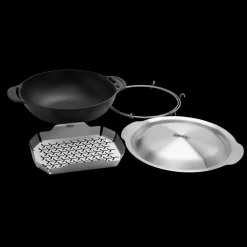 Weber Crafted - Wok con cestello per cottura a vapore Cod. 7607